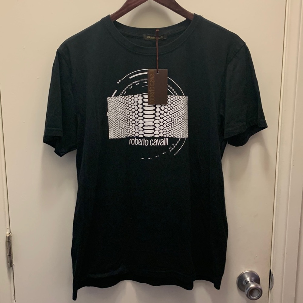 Roberto Cavali T-shirt Mens Black